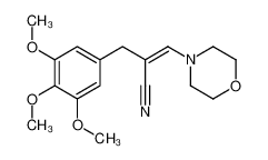 30077-81-7 3-吗啉基-2-(3,4,5-三甲氧基苄基)丙烯腈