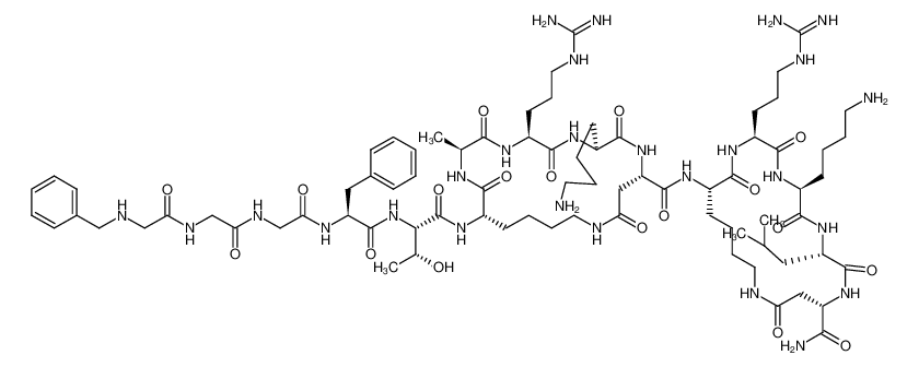 865724-01-2 structure, C79H128N26O18