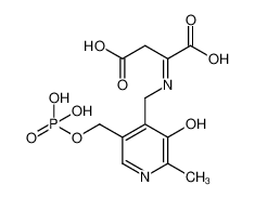 174544-74-2 2-(((3-hydroxy-2-methyl-5-((phosphonooxy)methyl)pyridin-4-yl)methyl)imino)succinic acid