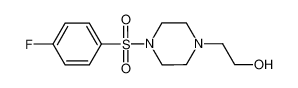 2-[4-(4-fluorophenyl)sulfonylpiperazin-1-yl]ethanol 331845-78-4