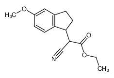 80370-85-0 spectrum, (+/-)-ethyl α-cyano-5'-methoxy-1-indaneacetate