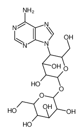 2-((5-(6-amino-9H-purin-9-yl)-3,4-dihydroxy-6-(hydroxymethyl)tetrahydro-2H-pyran-2-yl)oxy)-6-(hydroxymethyl)tetrahydro-2H-pyran-3,4,5-triol 6307-62-6