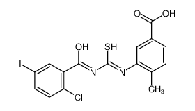 433953-08-3 structure, C16H12ClIN2O3S