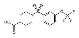 4-Piperidinecarboxylic acid, 1-[[3-(trifluoromethoxy)phenyl]sulfonyl]- 949791-66-6