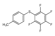 16495-78-6 spectrum, (perfluorophenyl)(p-tolyl)sulfane