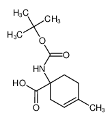 3-Cyclohexene-1-carboxylicacid,1-[[(1,1-dimethylethoxy)carbonyl]amino]-4-methyl-(9CI) 289914-86-9