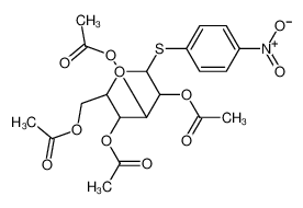 [3,4,5-triacetyloxy-6-(4-nitrophenyl)sulfanyloxan-2-yl]methyl acetate 41341-55-3