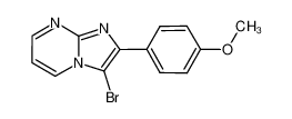 3-溴-2-(4-甲氧基-苯基)-咪唑并[1,2-a]嘧啶