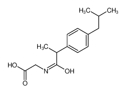 2-[2-[4-(2-methylpropyl)phenyl]propanoylamino]acetic acid 110467-58-8