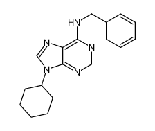 N-benzyl-9-cyclohexylpurin-6-amine 42240-63-1