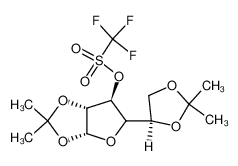 55951-93-4 Trifluoro-methanesulfonic acid (3aR,6S,6aR)-5-((R)-2,2-dimethyl-[1,3]dioxolan-4-yl)-2,2-dimethyl-tetrahydro-furo[2,3-d][1,3]dioxol-6-yl ester