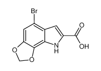 5-溴-8H-1,3-二氧杂-8-氮杂-(aS)-引达省-7-羧酸