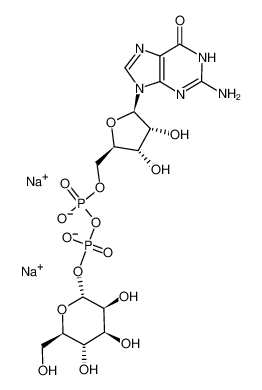 二钠[(2R,3S,4R,5R)-5-(2-氨基-6-氧代-3H-嘌呤-9-基)-3,4-二羟基-四氢呋喃-2-基]甲基[氧代-[(2R,3S,4S,5S,6R)-3,4,5-三羟基-6-(羟基甲基)四氢吡喃-2-基]氧基-磷酰]磷酸酯