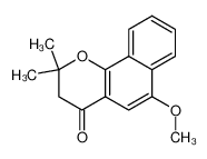 101169-22-6 spectrum, 6-methoxy-2,2-dimethyl-2,3-dihydro-benzo[h]chromen-4-one