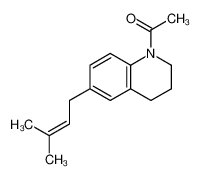 88343-22-0 spectrum, 1-[6-(3-methylbut-2-enyl)-3,4-dihydro-2H-quinolin-1-yl]ethanone