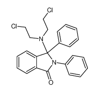 3-[bis(2-chloroethyl)amino]-2,3-diphenylisoindol-1-one 3532-38-5