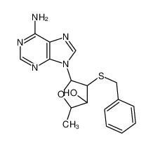 5-(6-aminopurin-9-yl)-4-benzylsulfanyl-2-methyloxolan-3-ol