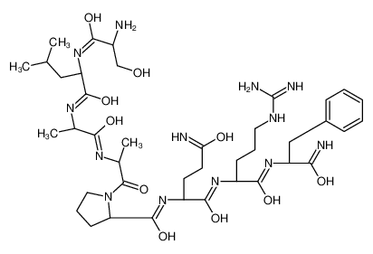 L-Seryl-L-leucyl-L-alanyl-L-alanyl-L-prolyl-L-glutaminyl-L-arginy l-L-phenylalaninamide 230960-31-3