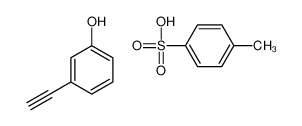 3-ethynylphenol,4-methylbenzenesulfonic acid 58297-30-6