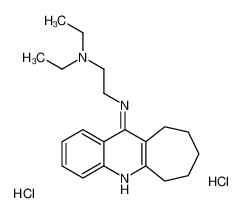 108154-76-3 N',N'-diethyl-N-(7,8,9,10-tetrahydro-6H-cyclohepta[b]quinolin-11-yl)ethane-1,2-diamine,dihydrochloride