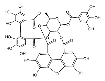 124854-04-2 structure, C41H26O25