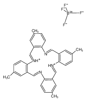 85135-57-5 structure, C32H30BF4N4+