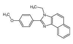 76145-87-4 3-ethyl-2-(4-methoxyphenyl)benzo[e]benzimidazole