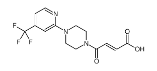 2-Butenoic acid, 4-oxo-4-[4-[4-(trifluoromethyl)-2-pyridinyl]-1-piperazinyl]- 883030-85-1