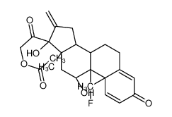 9-氟-11beta,17,21-三羟基-16-亚甲基孕甾-1,4-二烯-3,20-二酮 21-乙酸酯
