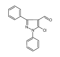 5-chloro-1,3-diphenylpyrazole-4-carbaldehyde 5499-67-2