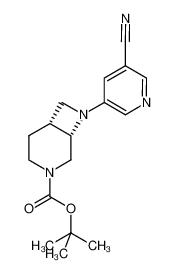 370881-97-3 tert-butyl (1S,6R)-8-(5-cyano-3-pyridinyl)-3,8-diazabicyclo[4.2.0]octane-3-carboxylate