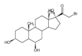 6084-19-1 structure, C21H33BrO4