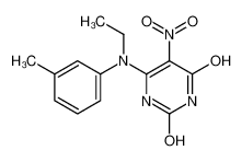 6-(N-ethyl-3-methylanilino)-5-nitro-1H-pyrimidine-2,4-dione 62348-39-4
