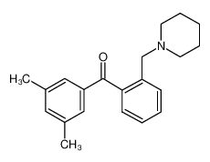 (3,5-dimethylphenyl)-[2-(piperidin-1-ylmethyl)phenyl]methanone 898773-36-9