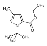 ethyl 2-tert-butyl-5-methylpyrazole-3-carboxylate 175277-08-4