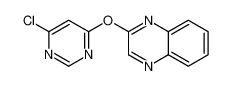 2-(6-chloropyrimidin-4-yl)oxyquinoxaline 1065484-81-2