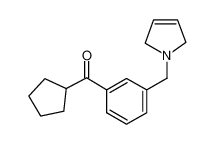 环戊基[3-(2,5-二氢-1H-吡咯-1-基甲基)苯基]甲酮