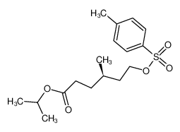 873798-62-0 isopropyl (R)-4-methyl-6-(tosyloxy)hexanoate