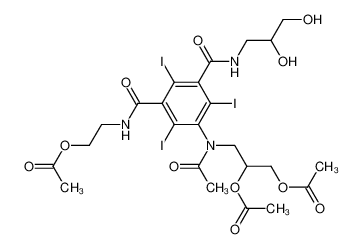 111453-35-1 5-[N-(2,3-diacetoxypropyl)acetamido]-2,4,6-triiodo-N-(2-acetoxyethyl)-N'-(2,3-dihydroxypropyl)isophthalamide