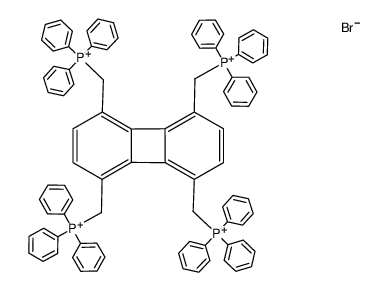 87739-06-8 1,4,5,8-tetrakis((triphenylphosphonio)methyl)biphenylene tetrabromide