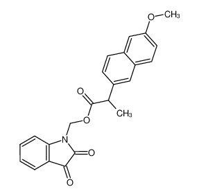 251960-60-8 2-(6-Methoxy-naphthalen-2-yl)-propionic acid 2,3-dioxo-2,3-dihydro-indol-1-ylmethyl ester