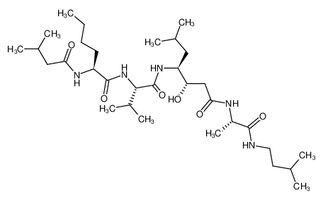 134947-63-0 structure, C32H61N5O6