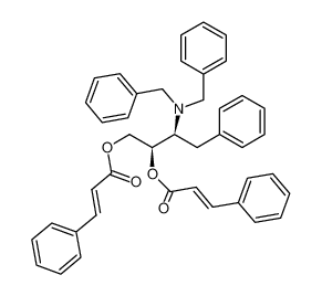 (2R,3S)-O,O-DICINAMOYL-3-DIBENZYLAMINO-4-PHENYLBUTANE-1,2-DIOL 871948-90-2