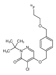 2-tert-butyl-4-chloro-5-[[4-(2-fluoranylethoxymethyl)phenyl]methoxy]pyridazin-3-one 863887-89-2