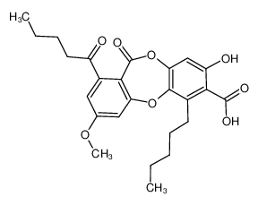 522-53-2 structure, C25H28O8