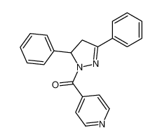 (3,5-diphenyl-3,4-dihydropyrazol-2-yl)-pyridin-4-ylmethanone 336795-64-3