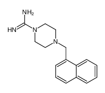 4-(naphthalen-1-ylmethyl)piperazine-1-carboximidamide 81746-16-9