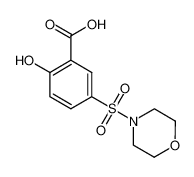 2-hydroxy-5-morpholin-4-ylsulfonylbenzoic acid 91134-85-9