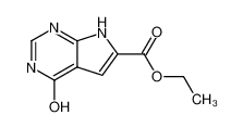 Ethyl 4-hydroxy-7H-pyrrolo[2,3-d]pyrimidine-6-carboxylate 187724-99-8