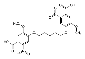 145325-48-0 4-[5-(4-carboxy-2-methoxy-5-nitrophenoxy)pentoxy]-5-methoxy-2-nitrobenzoic acid